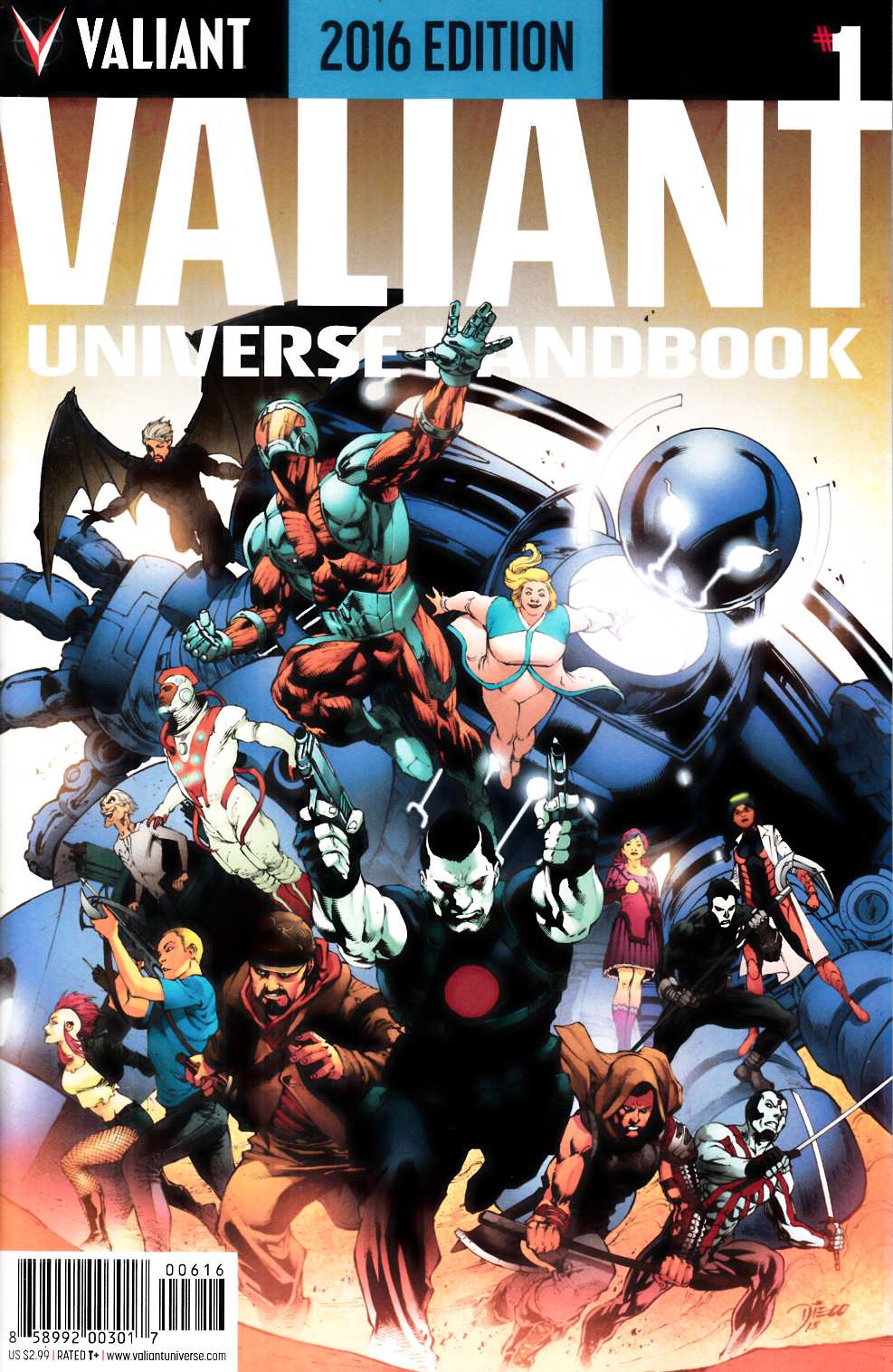 Valiant Universe Handbook 2016 #1 [Valiant Comic] LARGE