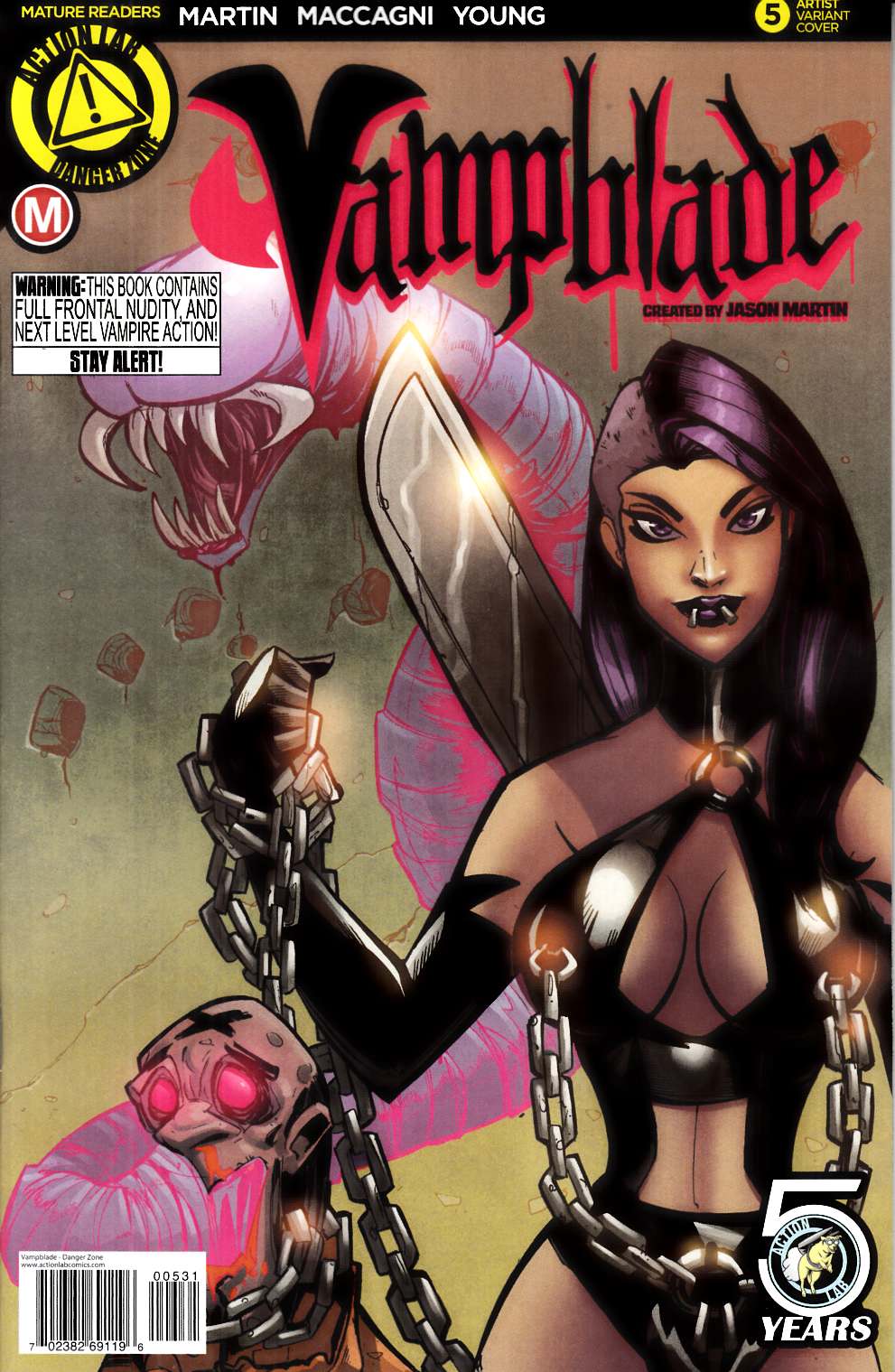 Vampblade #5 Cover C- Trom [Action Lab Comic] THUMBNAIL