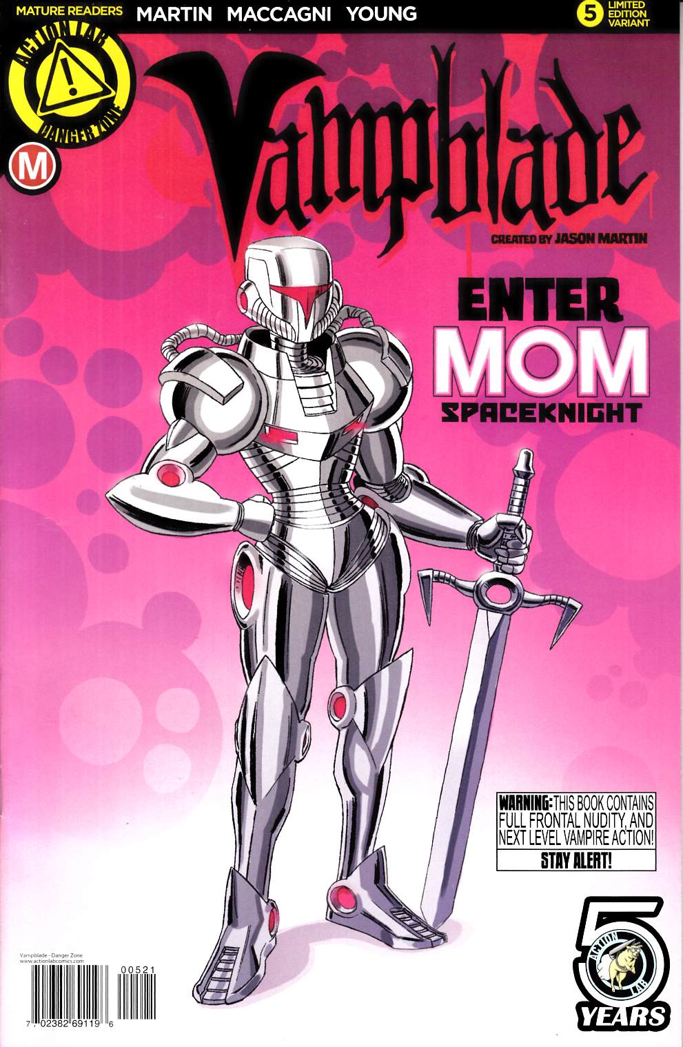 Vampblade #5 Cover B- Mom Spaceknight [Action Lab Comic] THUMBNAIL
