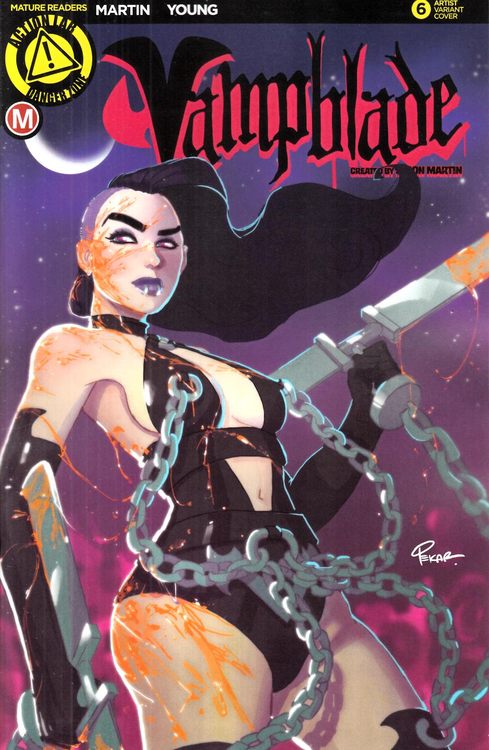 Vampblade #6 Cover C- Pekar [Danger Zone Comic] THUMBNAIL