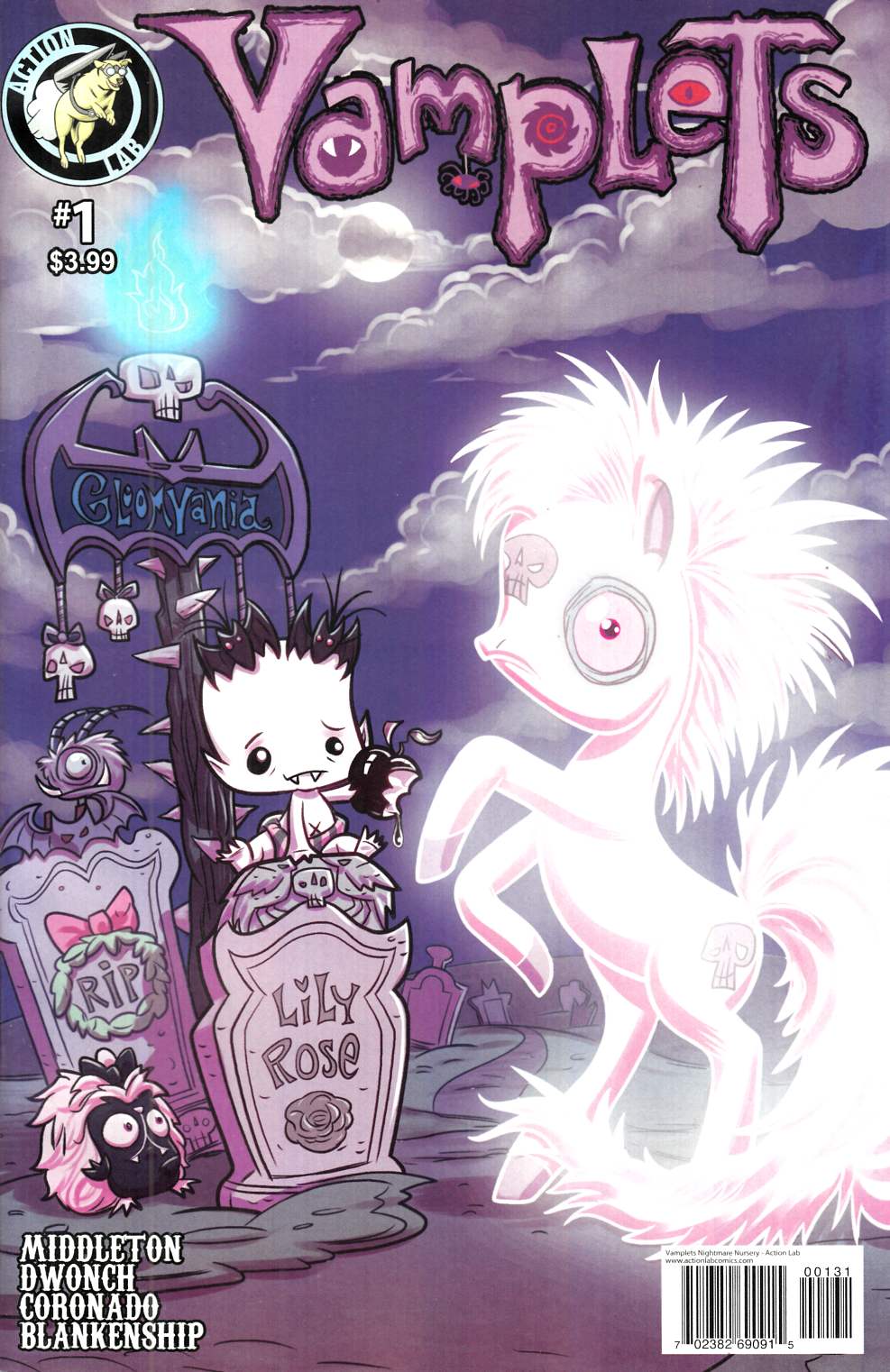 Vamplets Nightmare Nursery #1 Middleton Variant Cover [Action Lab Comic] LARGE