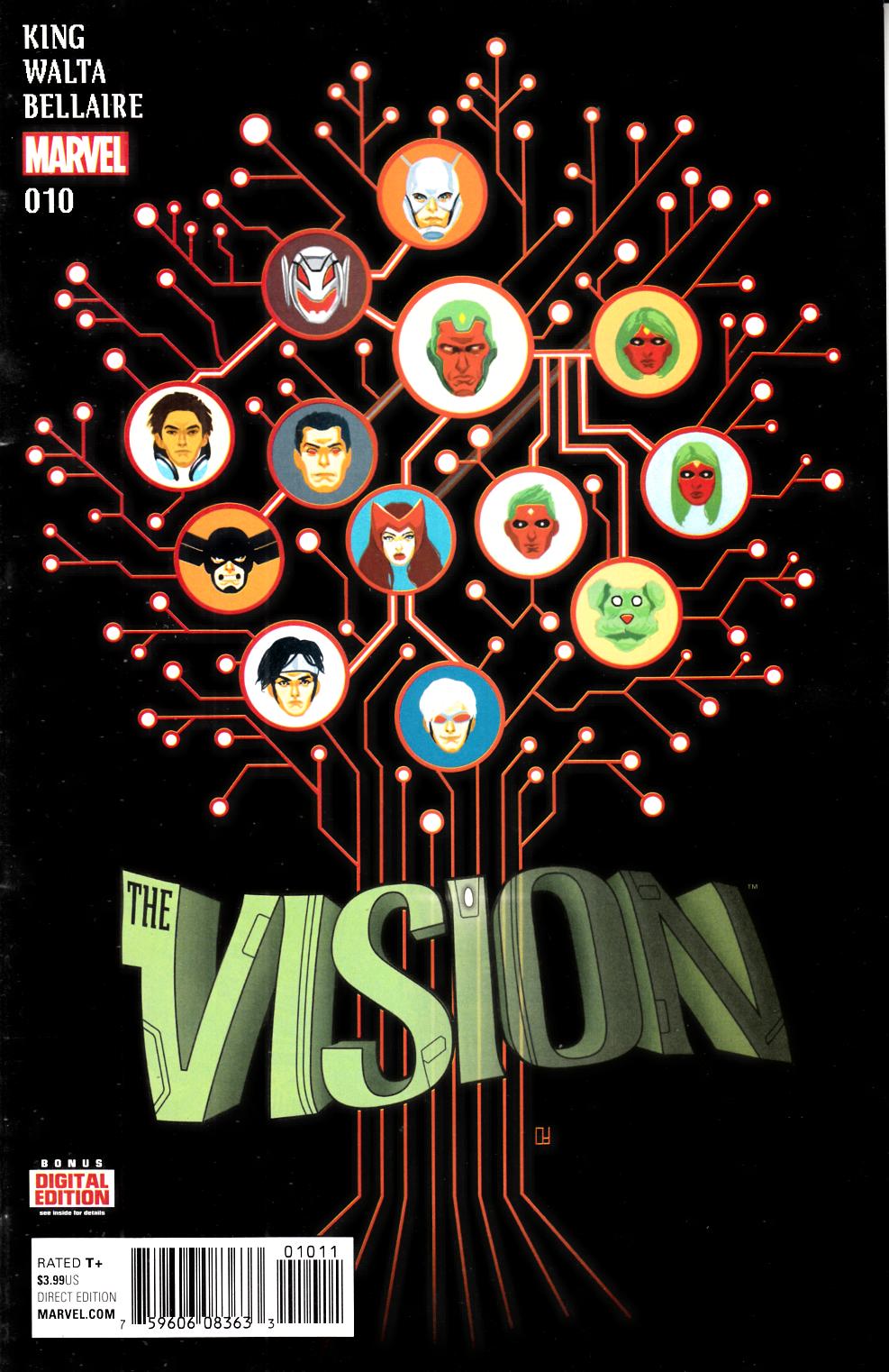 Vision #10 Near Mint (9.4) [Marvel Comic] THUMBNAIL