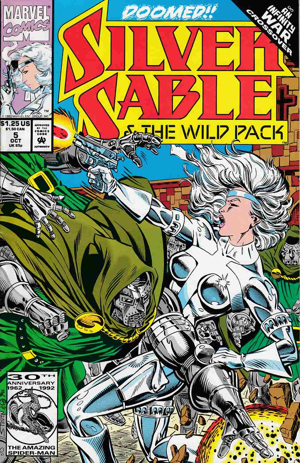 Silver Sable and the Wild Pack #5 Very Fine Minus (7.5) [Marvel Comic] THUMBNAIL