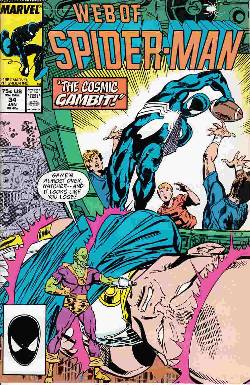 Web of Spider-Man #34 Near Mint (9.4) [Marvel Comic] LARGE
