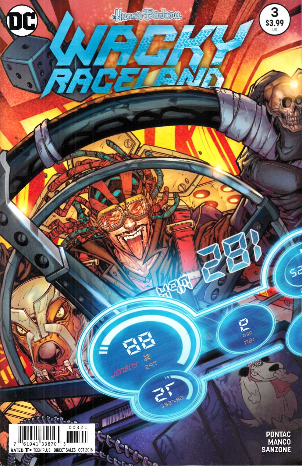 Wacky Raceland #3 Meyers Variant Cover [DC Comic] THUMBNAIL