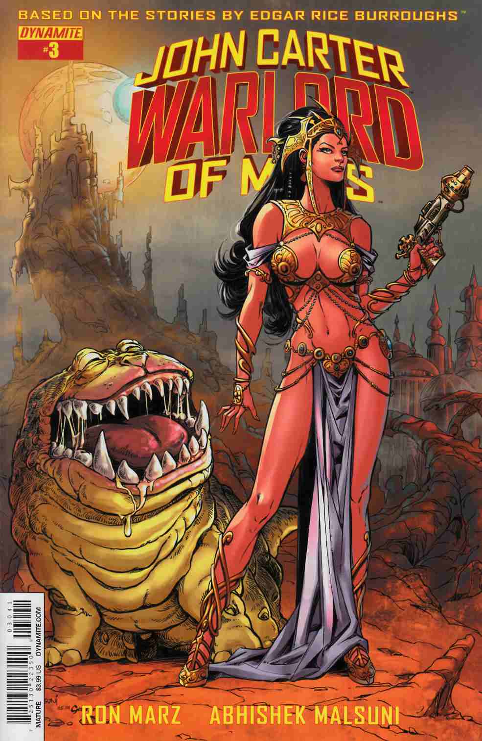 John Carter Warlord #3 Cover D- Malsuni Subscription [Dynamite Comic] THUMBNAIL