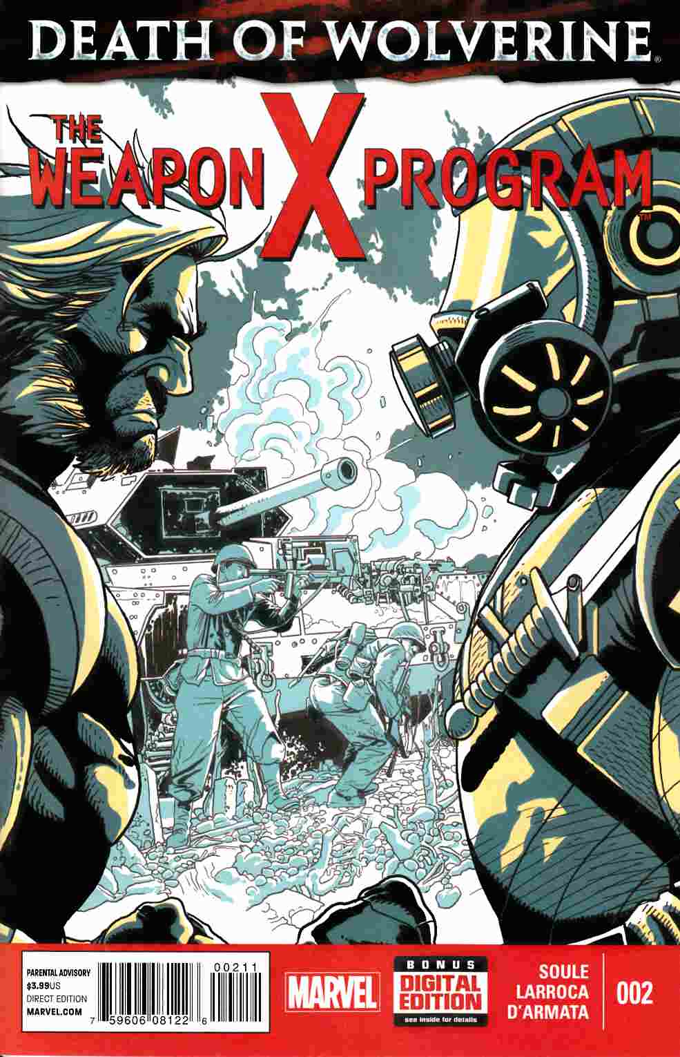 Death of Wolverine Weapon X Program #2 [Marvel Comic] LARGE