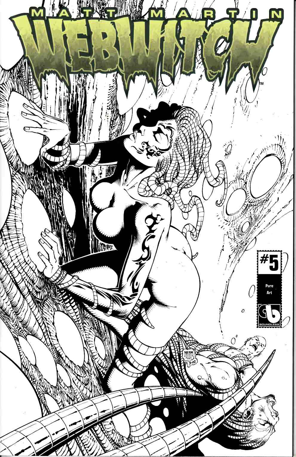 Webwitch #5 Pure Art Incentive Cover [Boundless Comic] THUMBNAIL