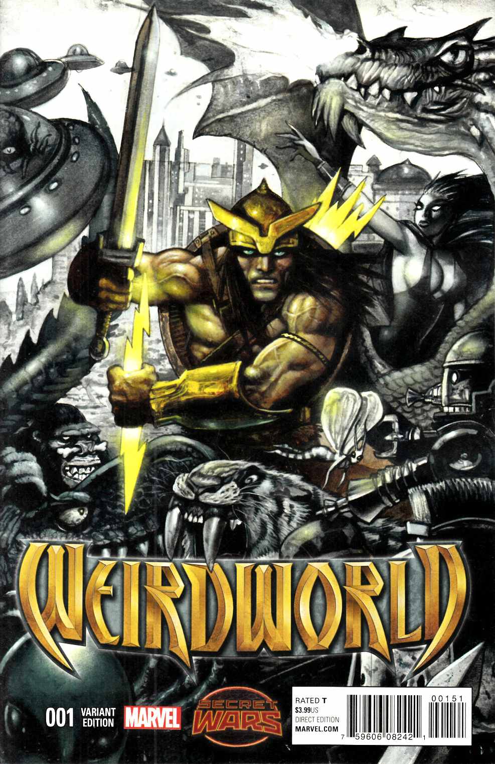 Weirdworld #1 Bisley Variant Cover [Marvel Comic] LARGE