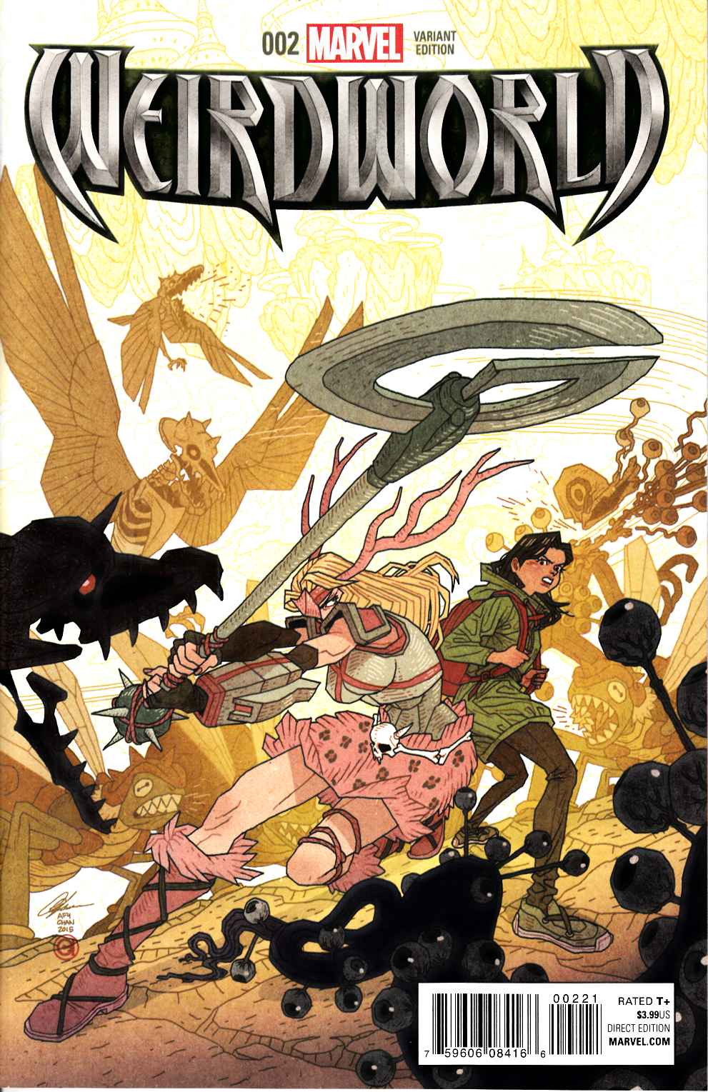 Weirdworld #2 Chan Variant Cover [Marvel Comic] THUMBNAIL