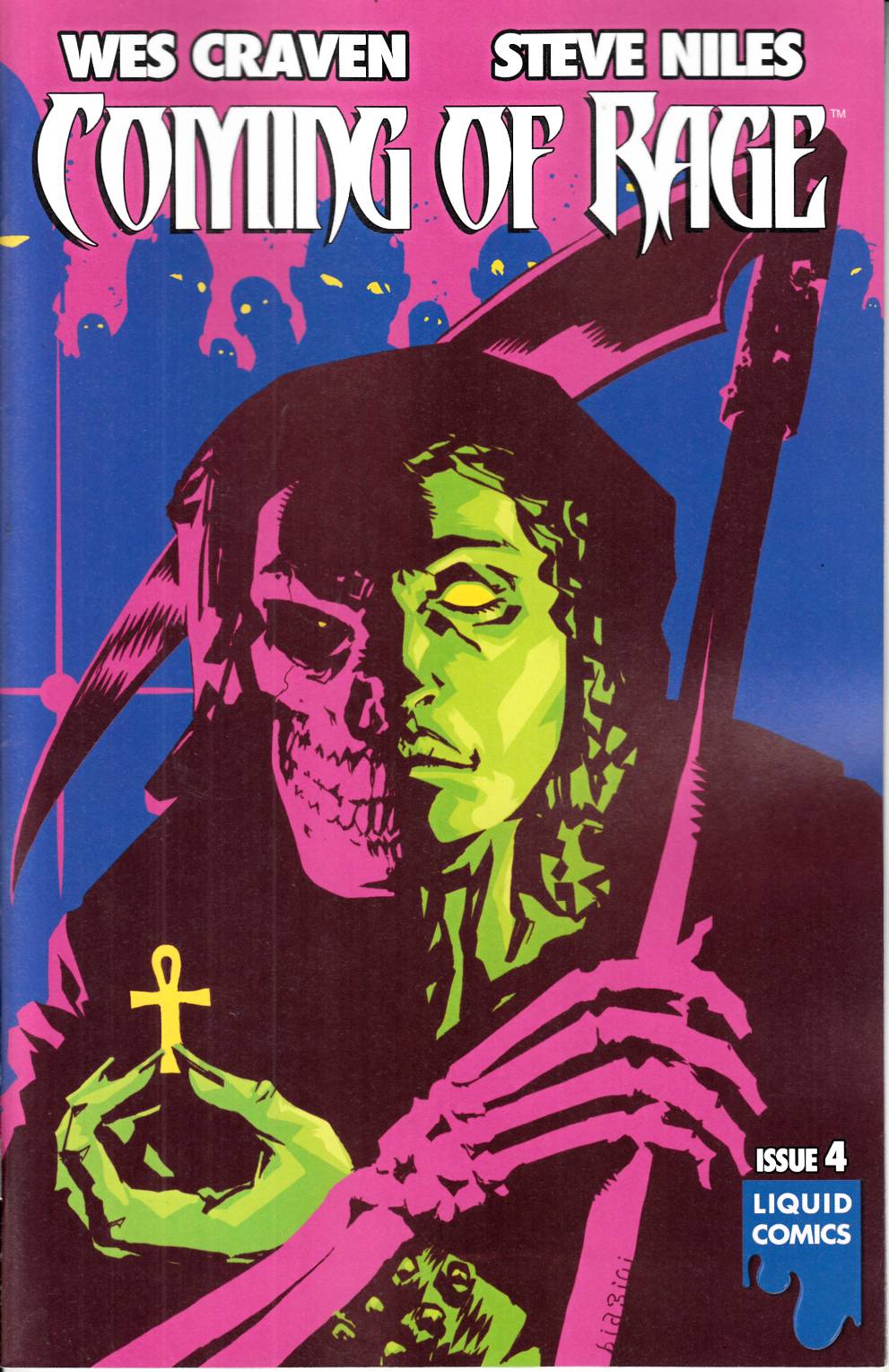Wes Craven Coming of Rage #4 Biagini Variant Cover [Liquid Comic] THUMBNAIL