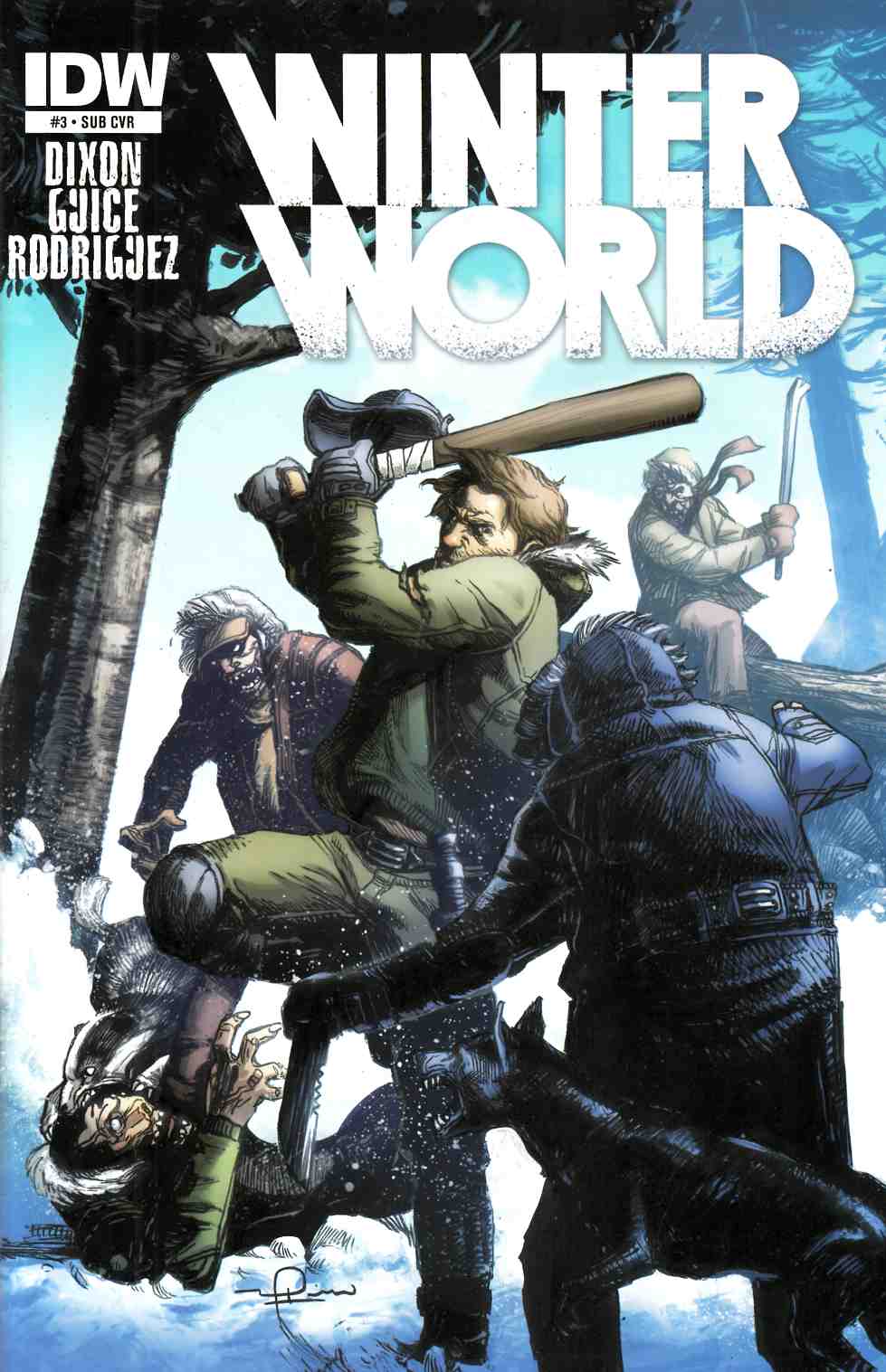 Winterworld #3 Subscription Cover [IDW Comic] LARGE