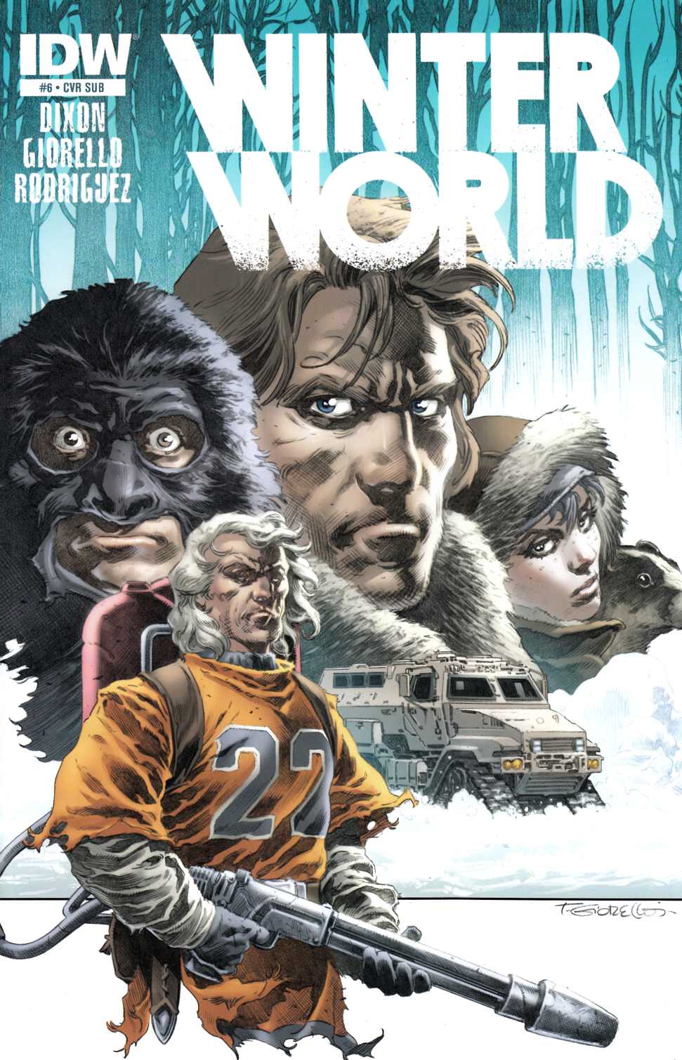 Winterworld #6 Subscription Cover [IDW Comic] THUMBNAIL