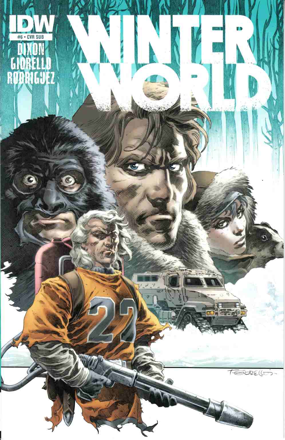 Winterworld #7 Subscription Cover [IDW Comic] THUMBNAIL