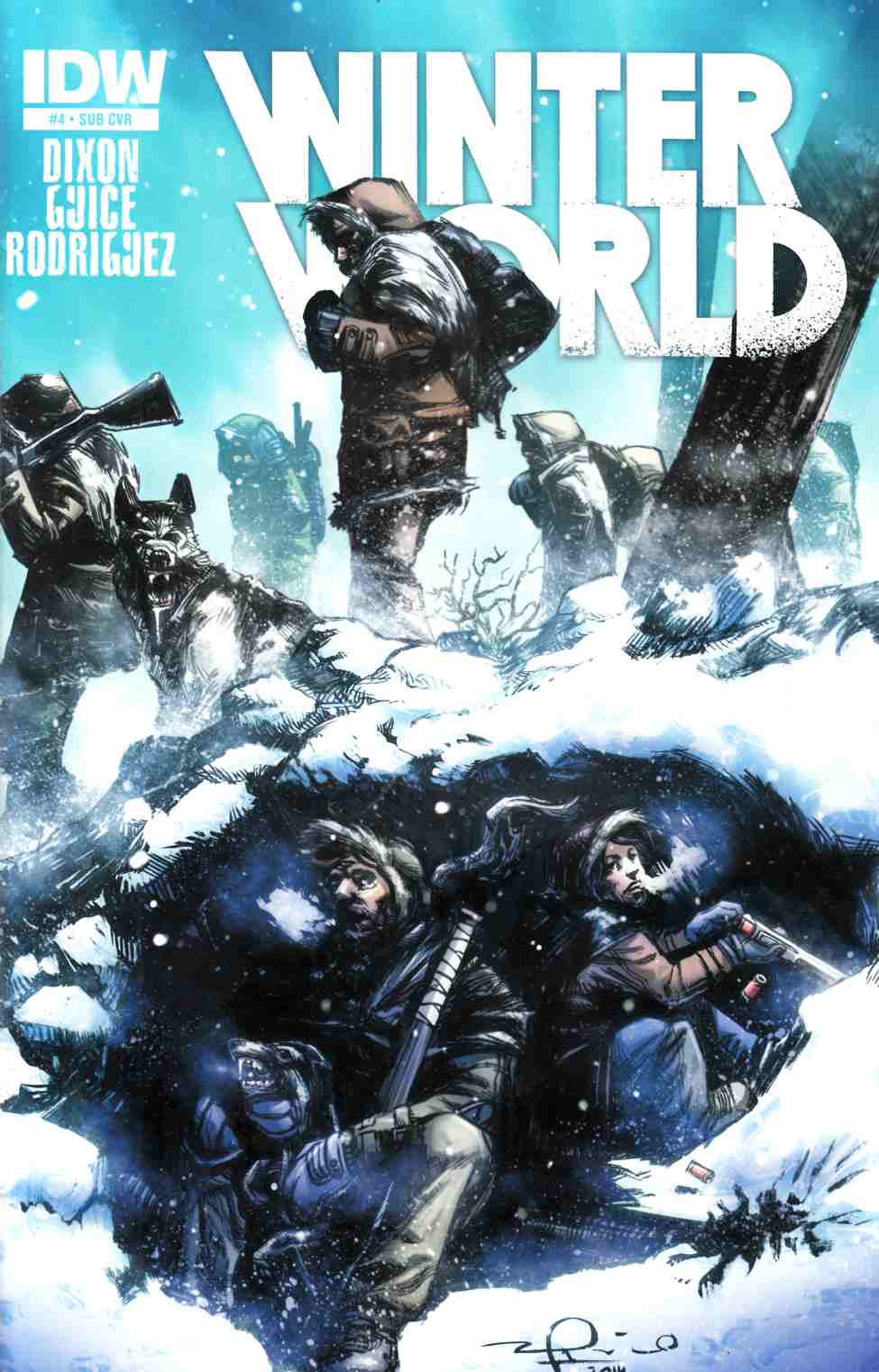 Winterworld #4 Subscription Cover [IDW Comic] THUMBNAIL