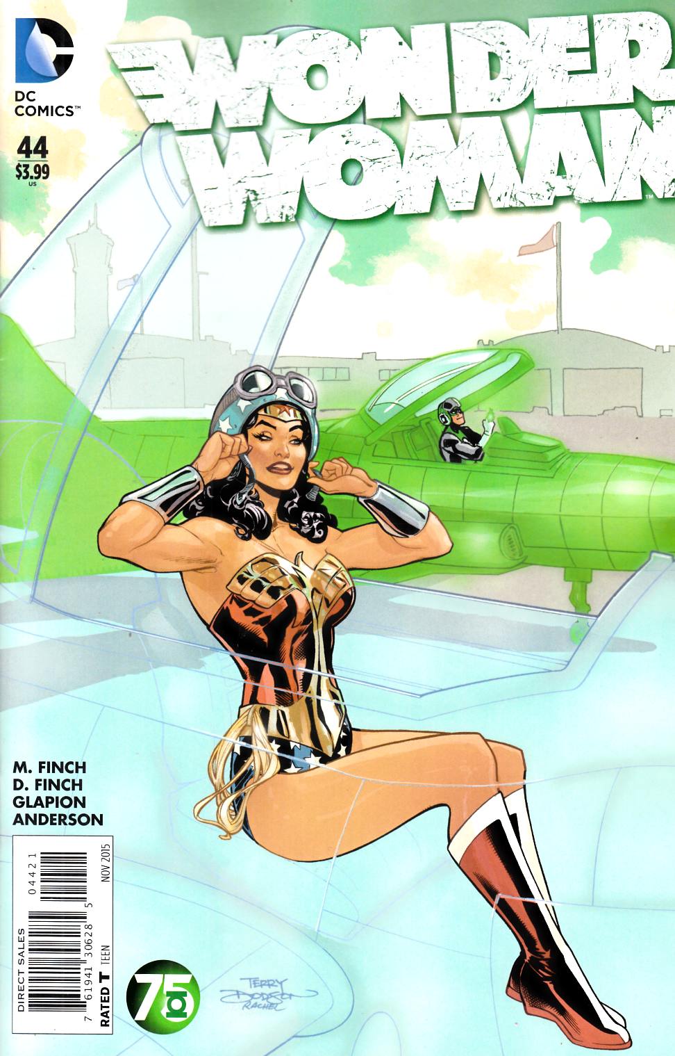 Wonder Woman #44 Green Lantern 75th Variant Cover [DC Comic] THUMBNAIL
