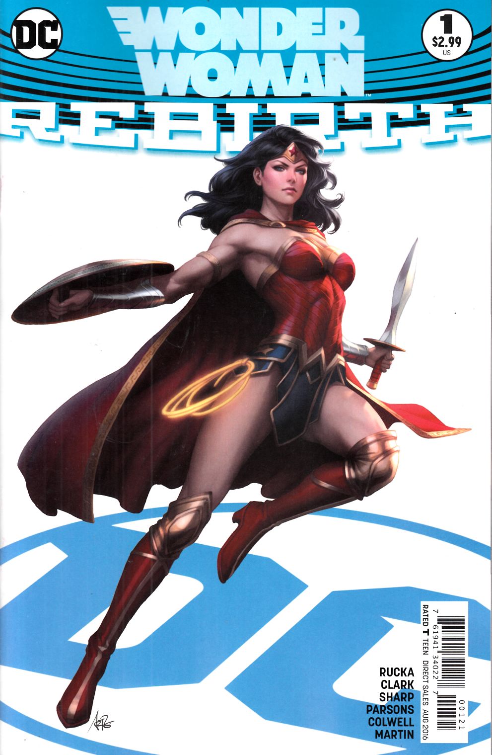 Wonder Woman Rebirth #1 Lau Variant Cover [DC Comic]