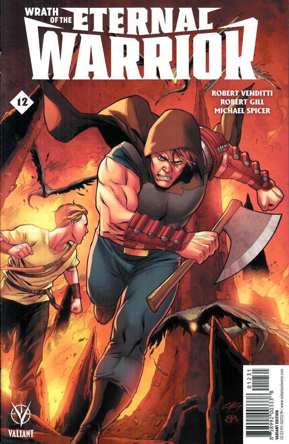 Wrath of the Eternal Warrior #12 Cover C- Henry Incentive [Valiant Comic] LARGE
