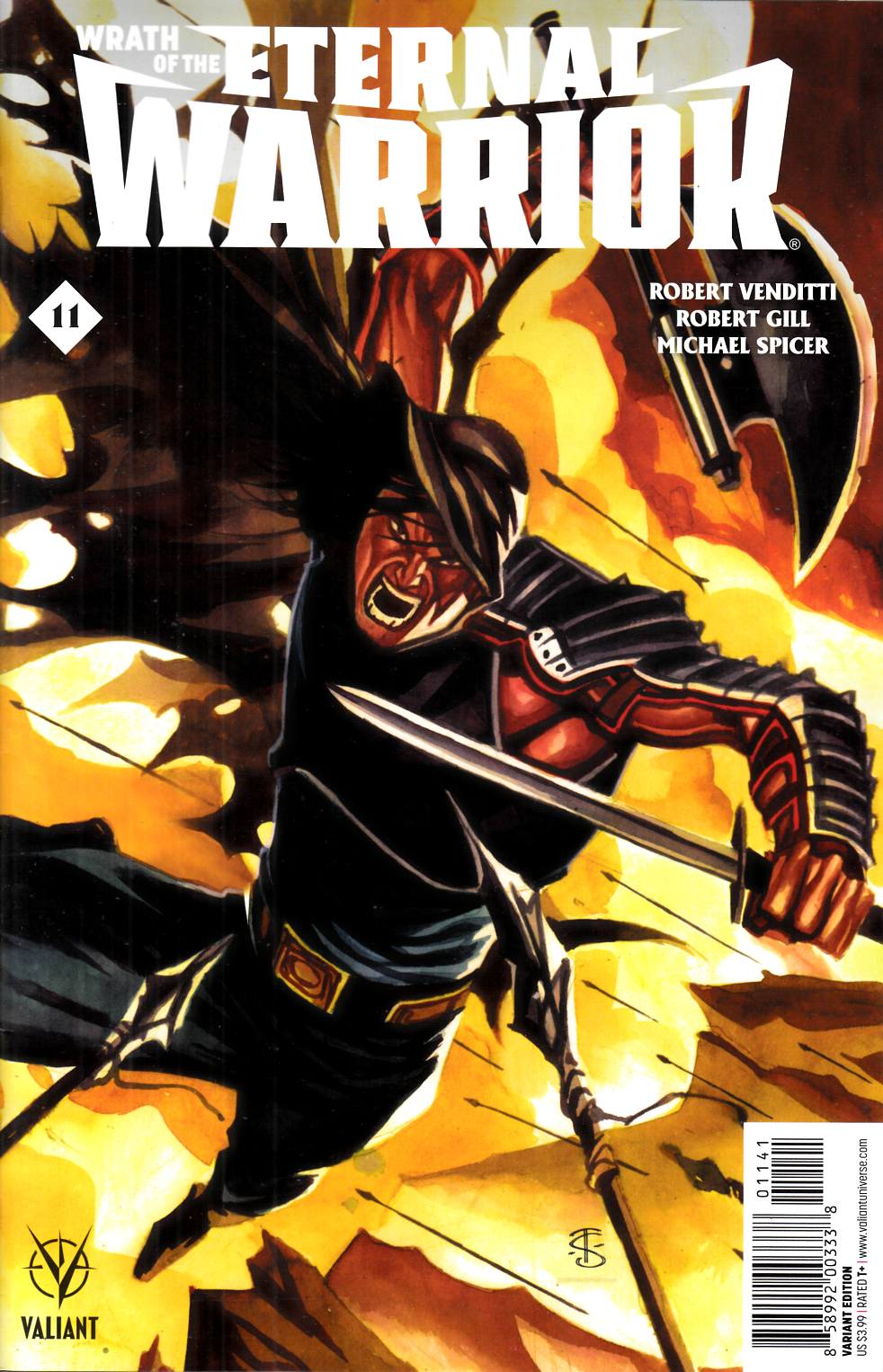 Wrath of the Eternal Warrior #11 Cover D- Silas Variant [Valiant Comic] LARGE