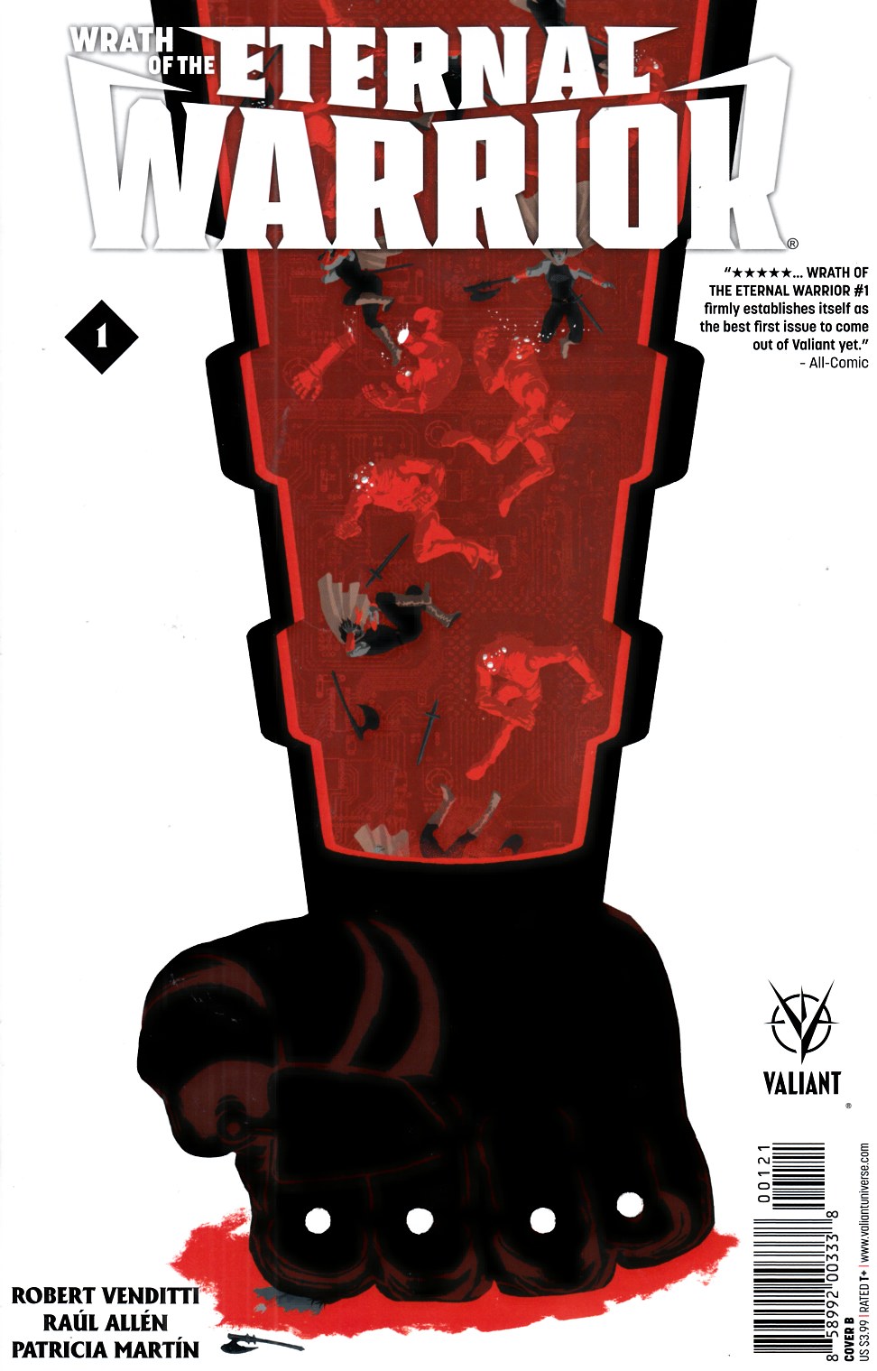 Wrath of the Eternal Warrior #1 Cover B- Allen [Valiant Comic] LARGE