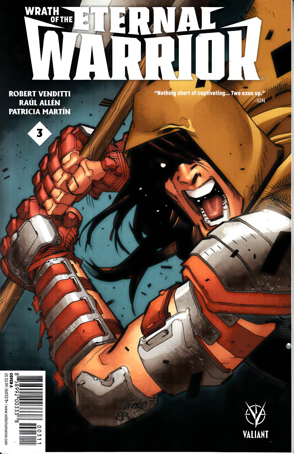 Wrath of the Eternal Warrior #3 Cover A- Lafuente [Valiant Comic] LARGE
