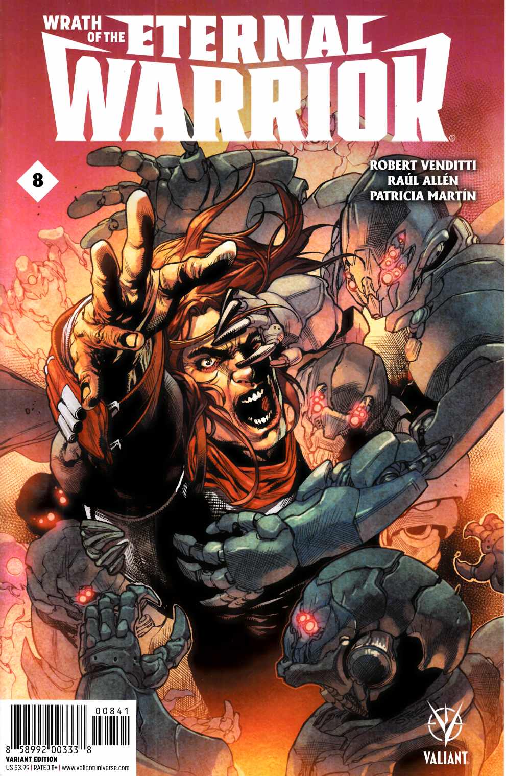 Wrath of the Eternal Warrior #8 Cover D- Segovia Incentive [Valiant Comic] LARGE