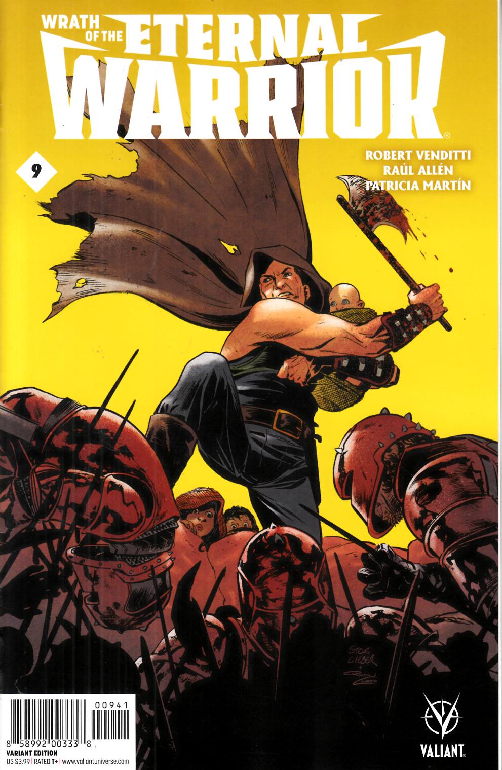 Wrath of the Eternal Warrior #9 Cover D- Lieber Incentive [Valiant Comic] THUMBNAIL