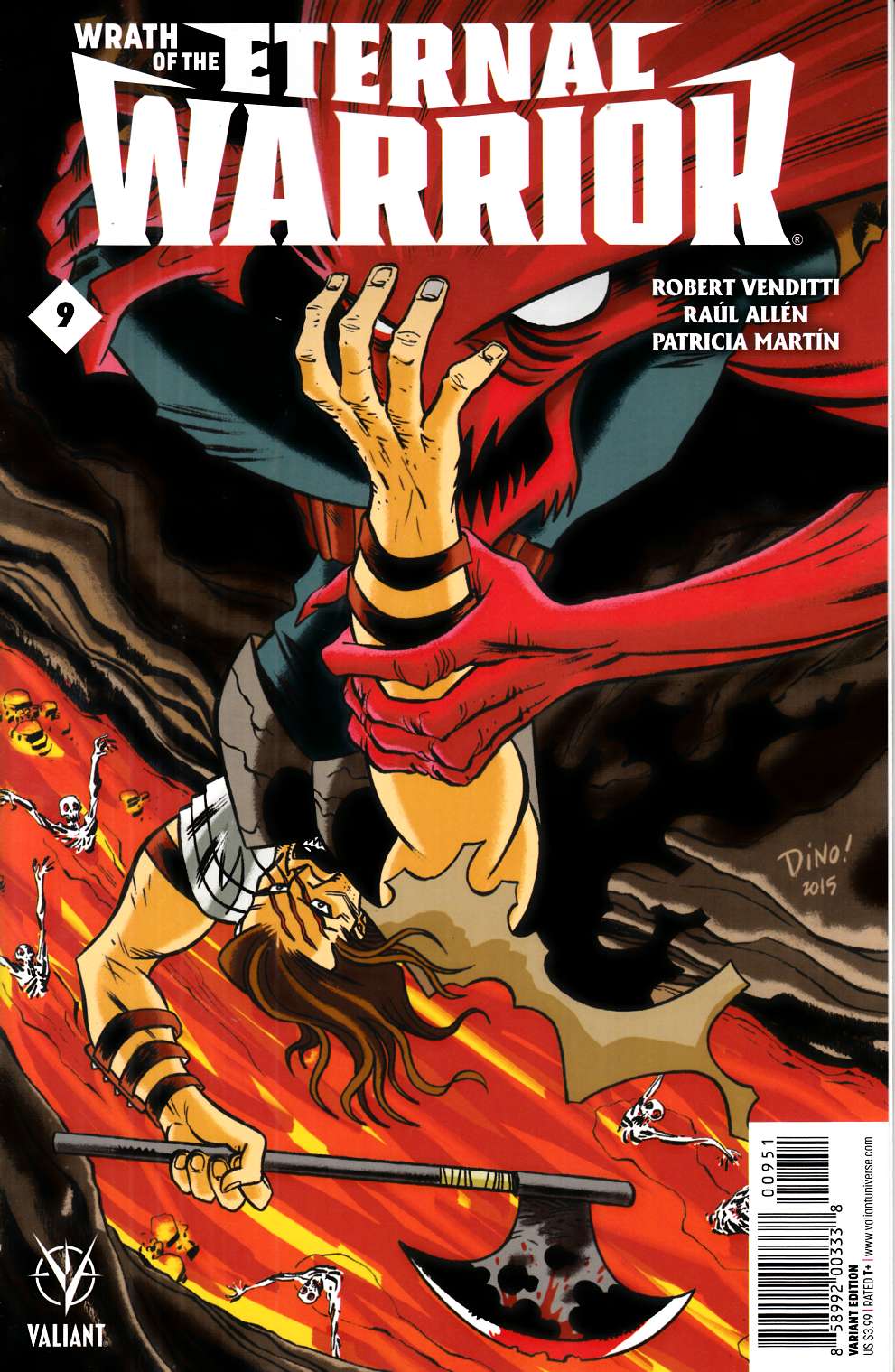 Wrath of the Eternal Warrior #9 Cover E- Haspiel Incentive [Valiant Comic] THUMBNAIL