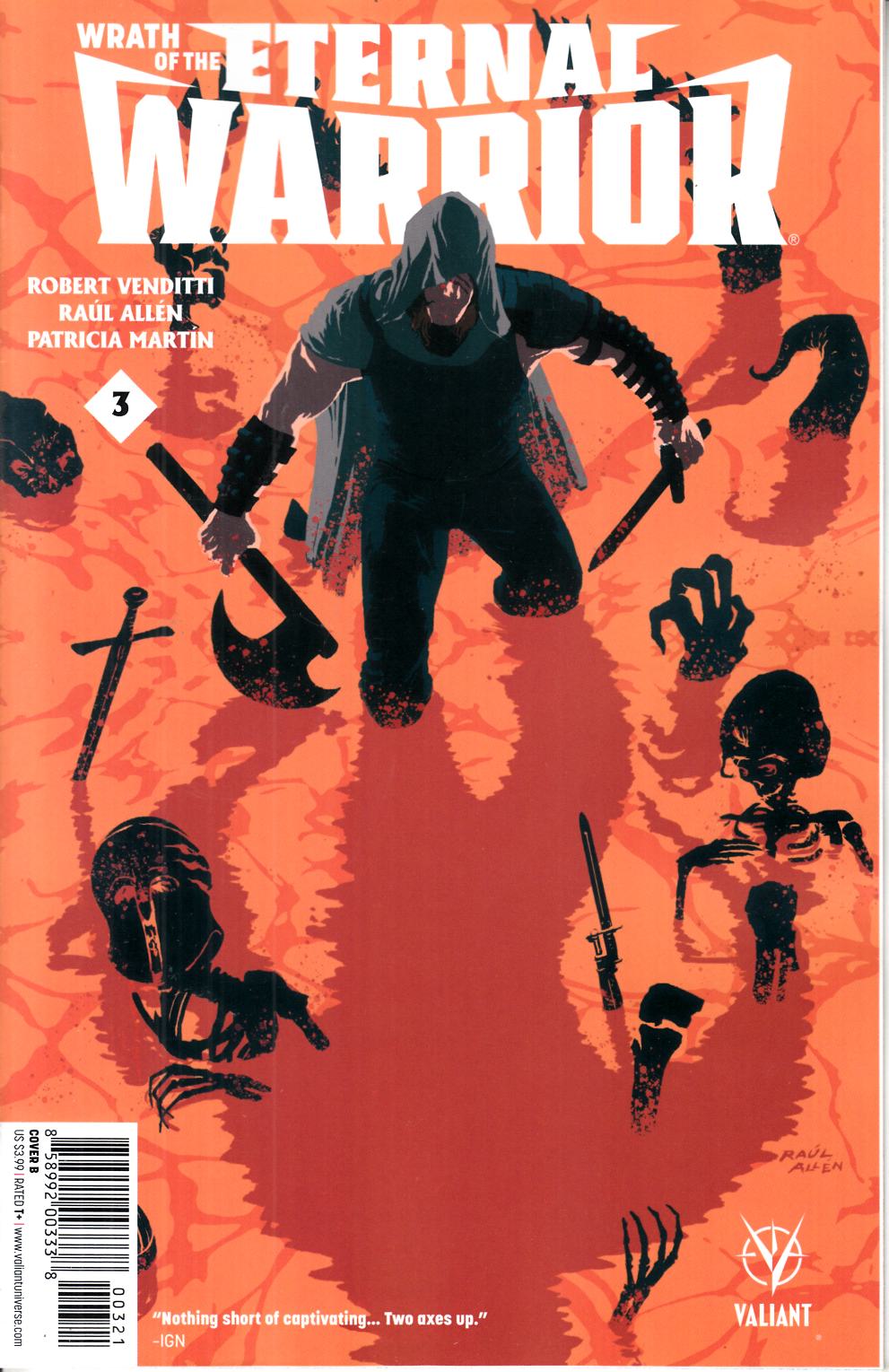 Wrath of the Eternal Warrior #3 Cover B- Allen [Valiant Comic] THUMBNAIL