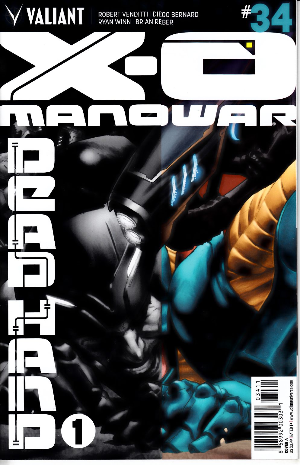 X-O Manowar #34 Cover A- Larosa [Valiant Comic] LARGE
