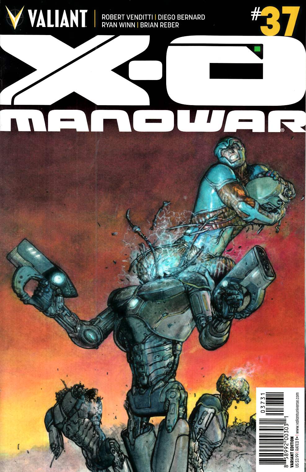 X-O Manowar #37 Cover C- Pastoras Incentive [Valiant Comic] LARGE