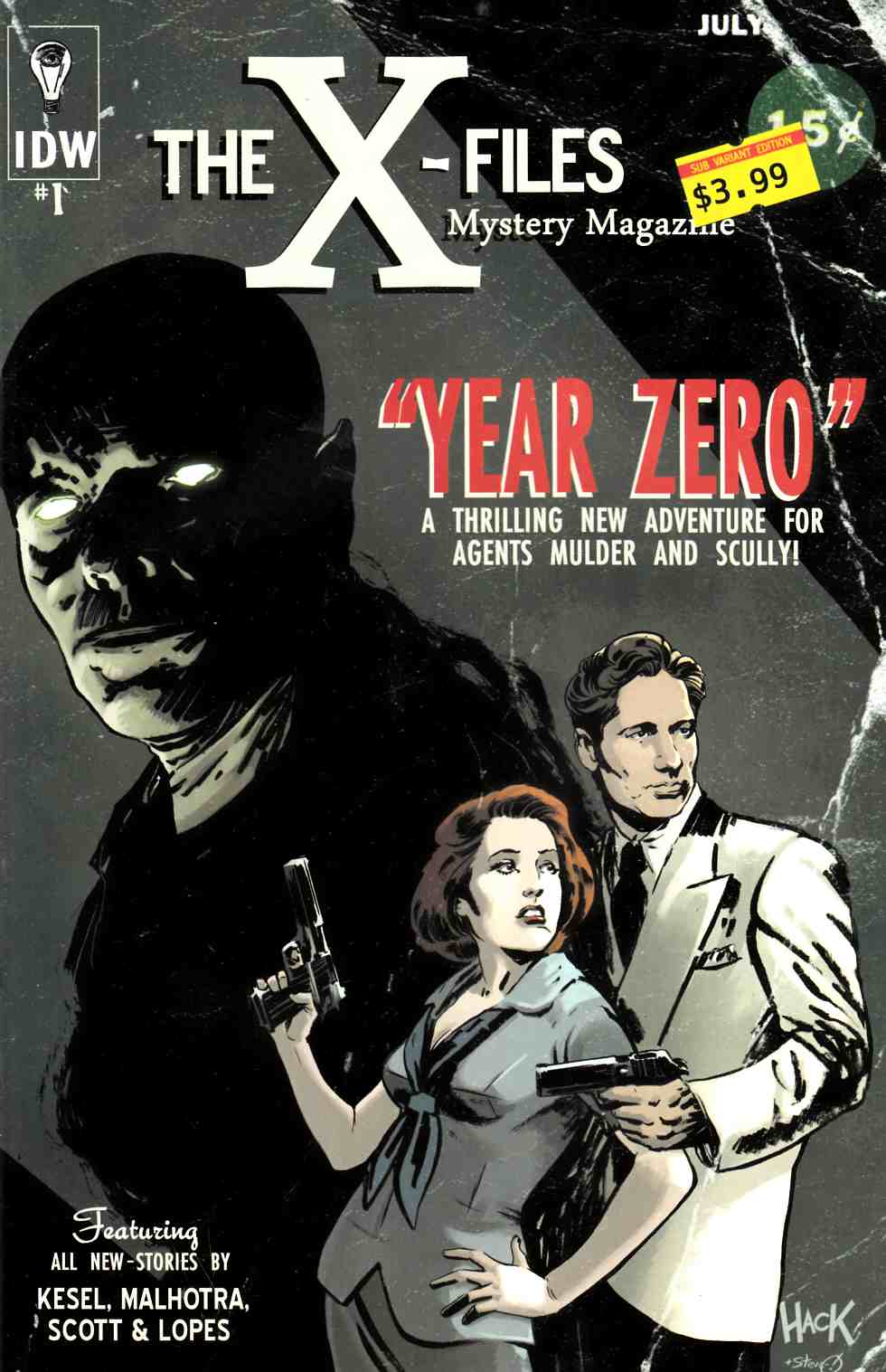 X-Files Year Zero #1 Subscription Cover [Comic] THUMBNAIL