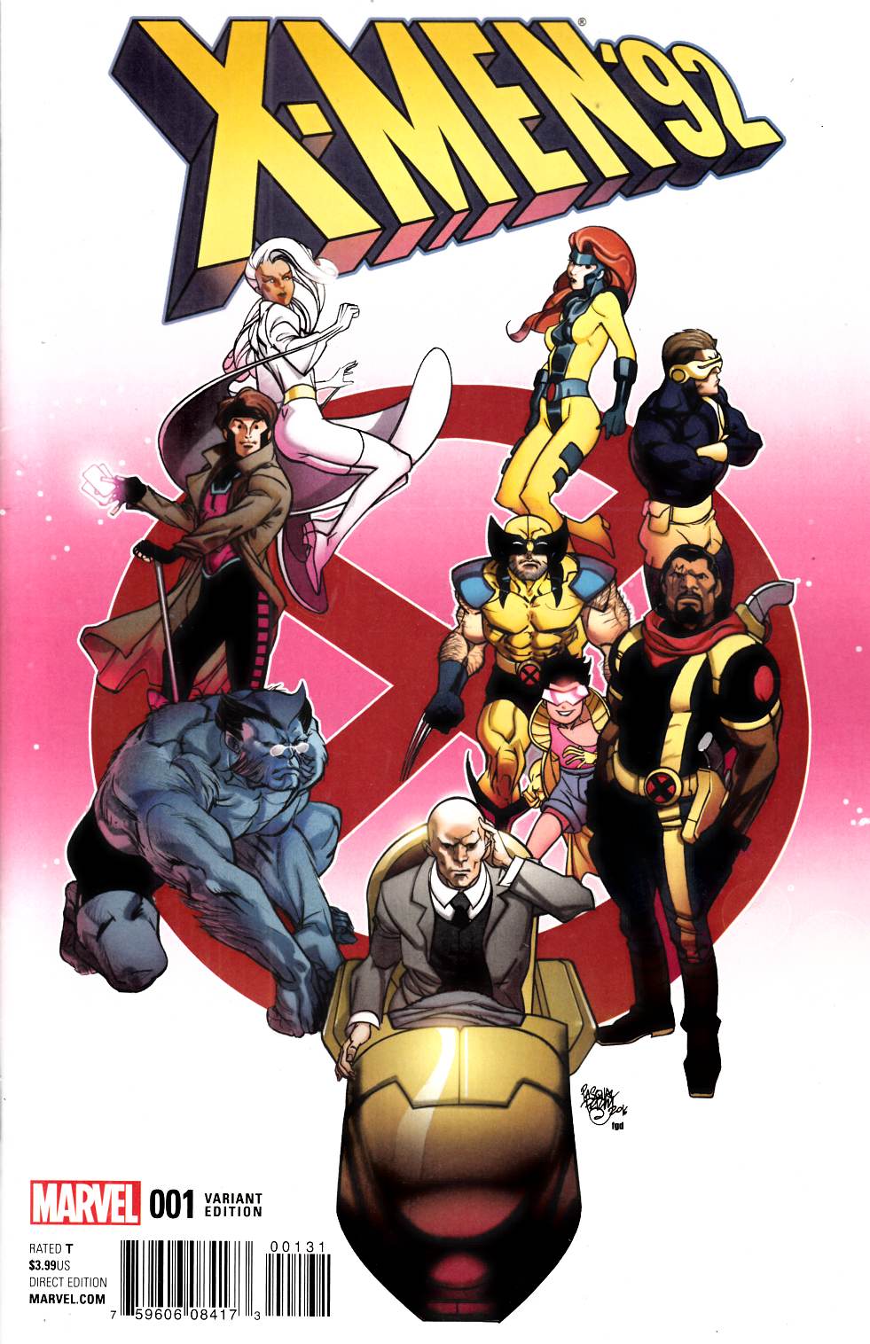 X-Men 92 #1 Ferry Variant Cover [Marvel Comic] THUMBNAIL
