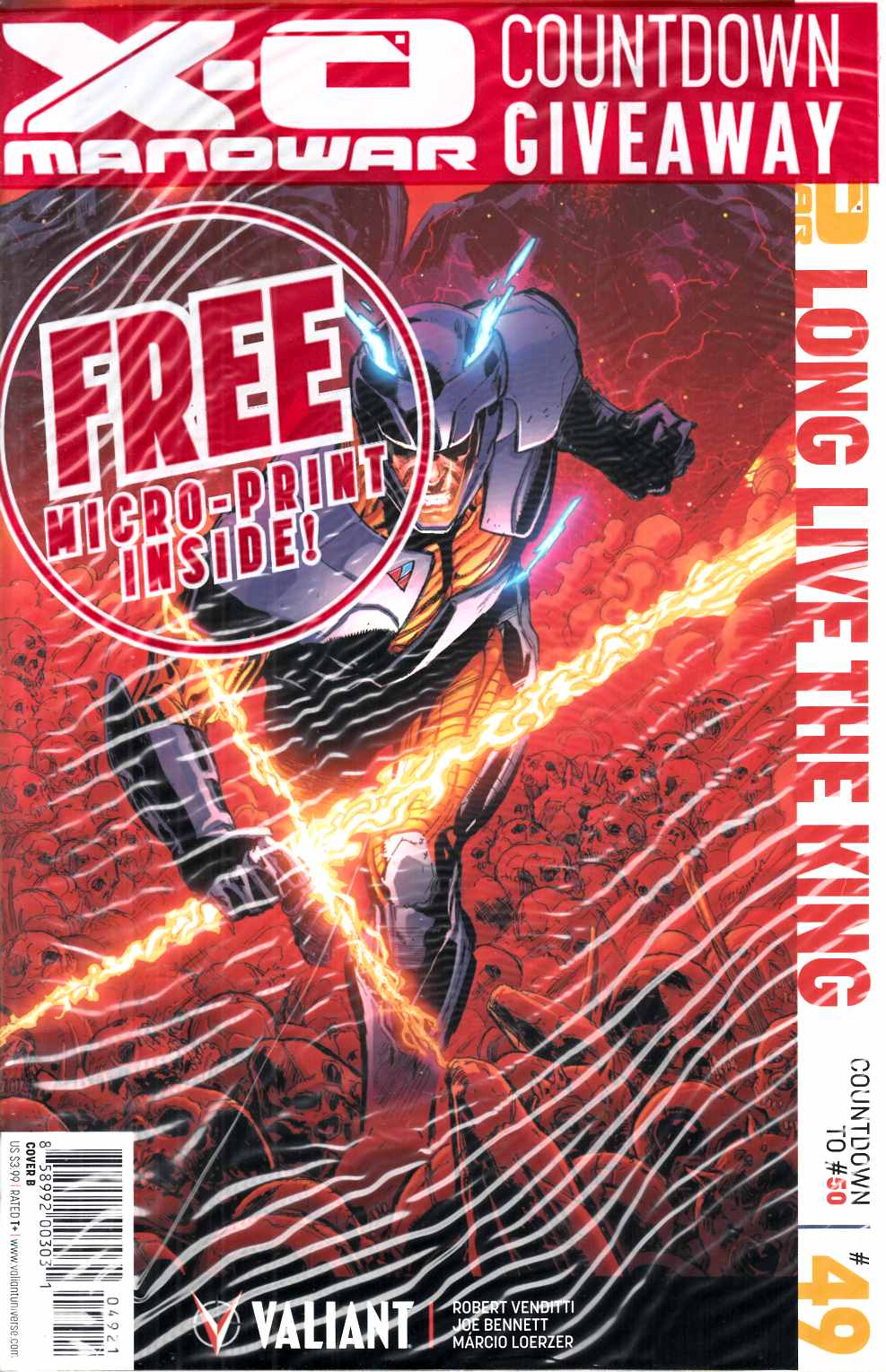 X-O Manowar #49 Cover B [Valiant Comic] THUMBNAIL