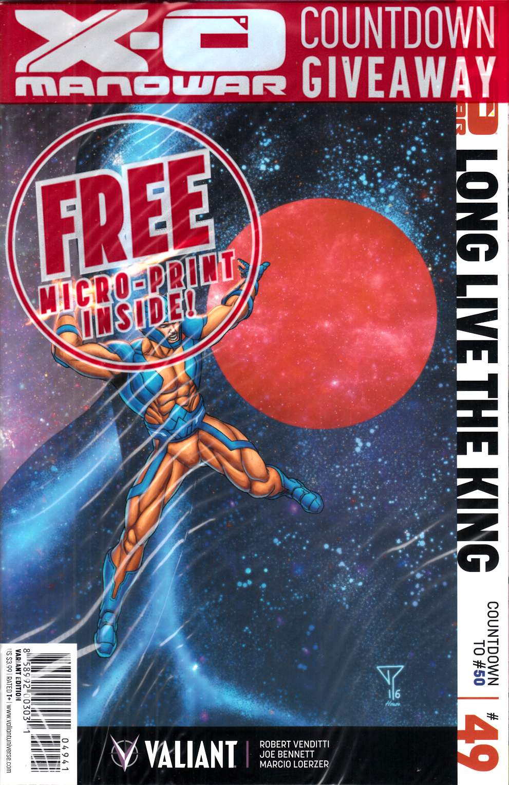 X-O Manowar #49 Cover D- Portela Incentive [Valiant Comic] THUMBNAIL