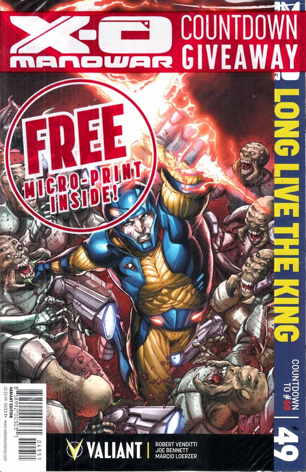 X-O Manowar #49 Cover E- Ryp Incentive [Valiant Comic] THUMBNAIL