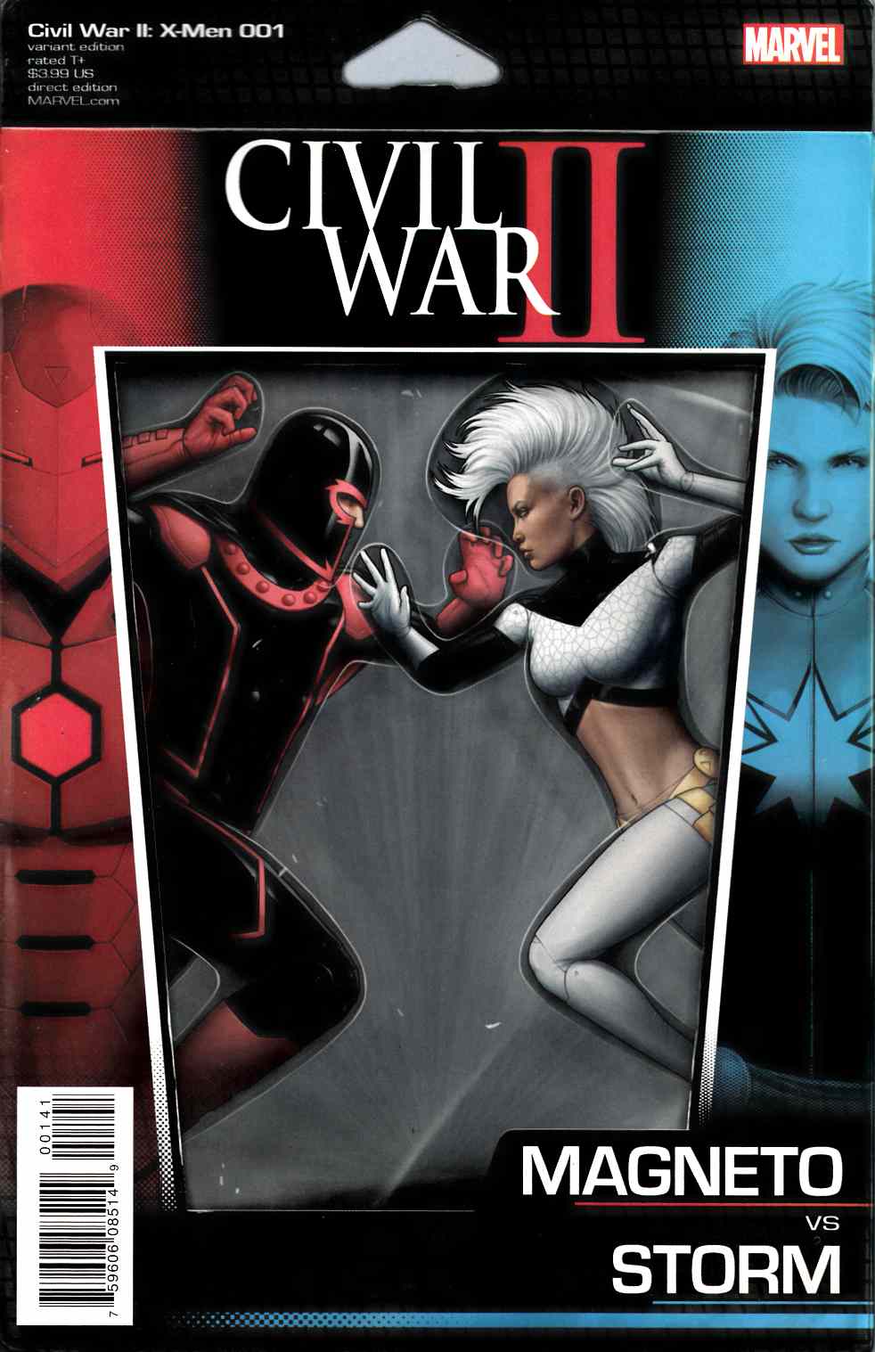 Civil War II X-Men #1 Action Figure Variant Cover [Marvel Comic] LARGE