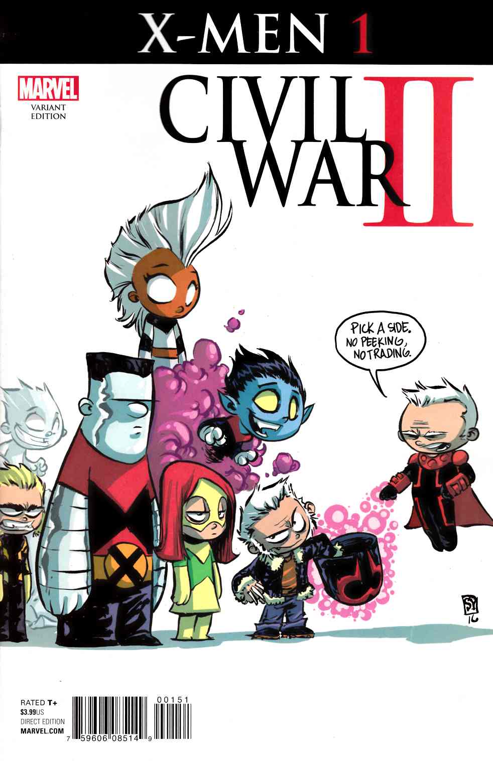 Civil War II X-Men #1 Young Variant Cover [Marvel Comic] LARGE