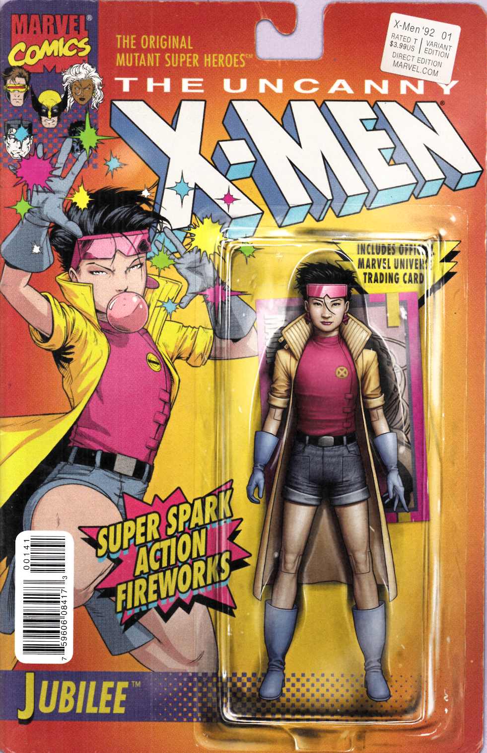 X-Men 92 #1 Christopher Action Figure Variant Cover Very Fine (8.0) [Marvel Comic] THUMBNAIL