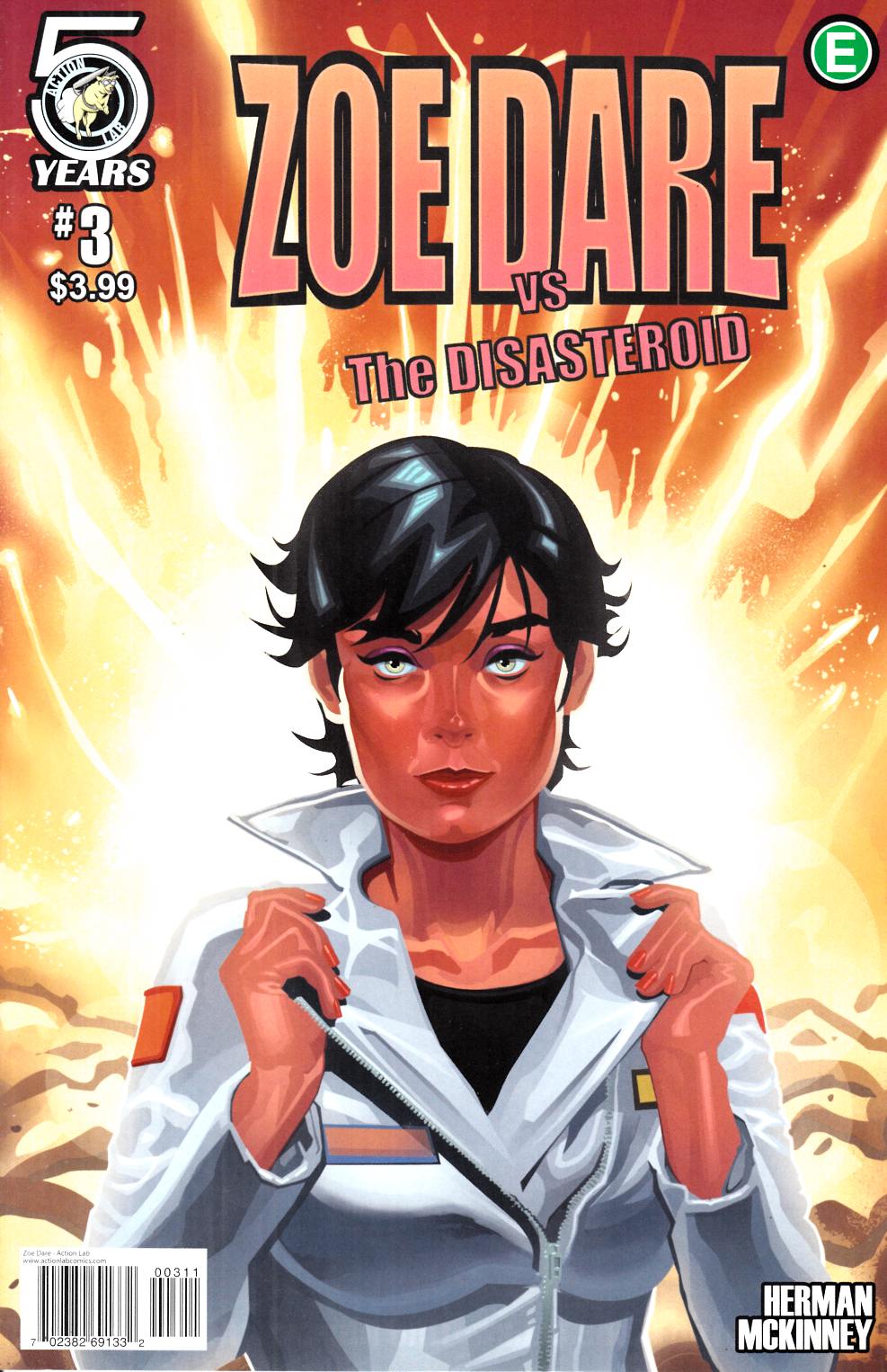Zoe Dare vs Disasteroid #3 [Action Lab Comic] LARGE