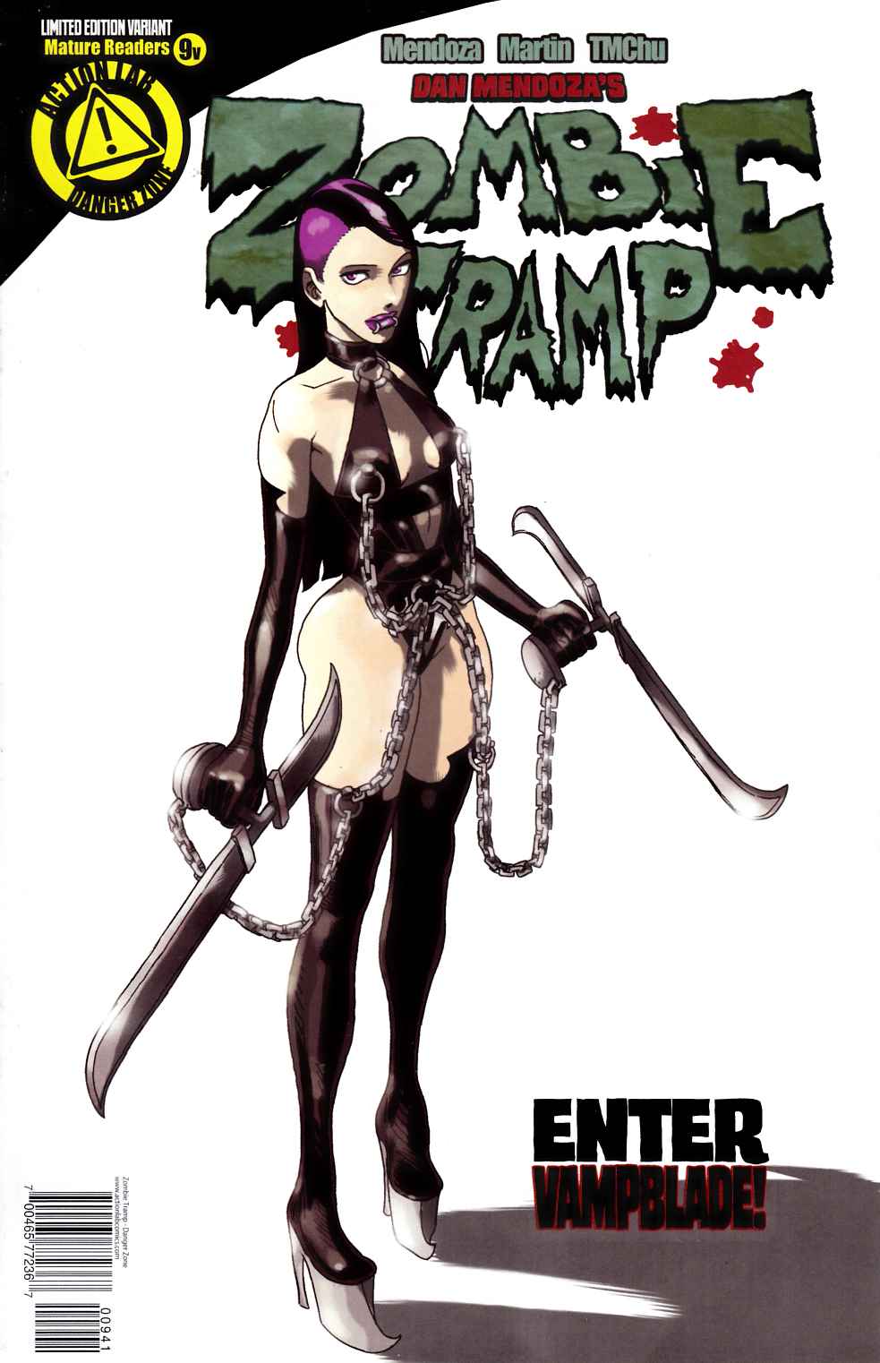 Zombie Tramp Ongoing #9 Vampblade Variant Cover Near Mint (9.4) [Danger Zone Comic] THUMBNAIL