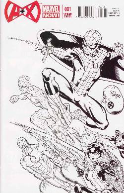 A Plus X #1 McGuinness B&W Variant  Cover Near Mint (9.4) [Marvel Comic] LARGE