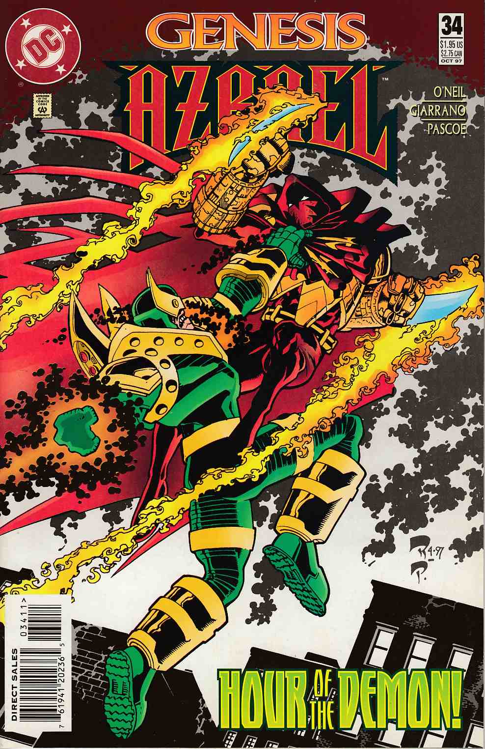 Azrael Agent of the Bat #34 Very Fine (8.0) [DC Comic] THUMBNAIL