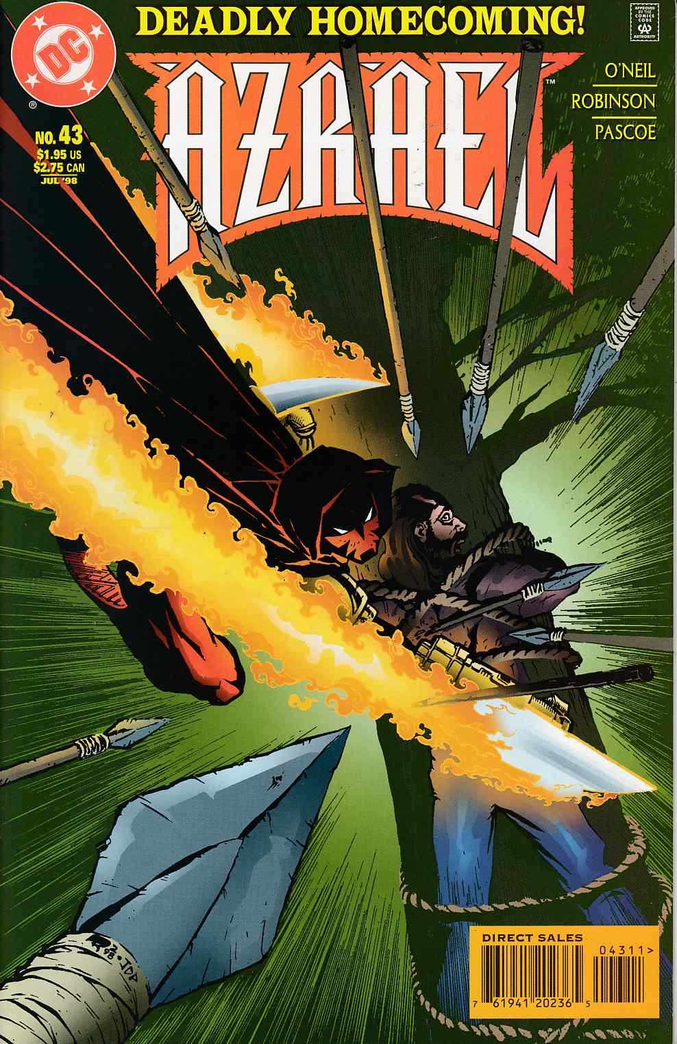 Azrael Agent of the Bat #43 Very Fine (8.0) [DC Comic] LARGE