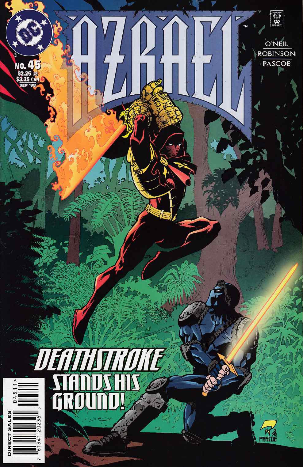 Azrael Agent of the Bat #45 Very Fine (8.0) [DC Comic] THUMBNAIL