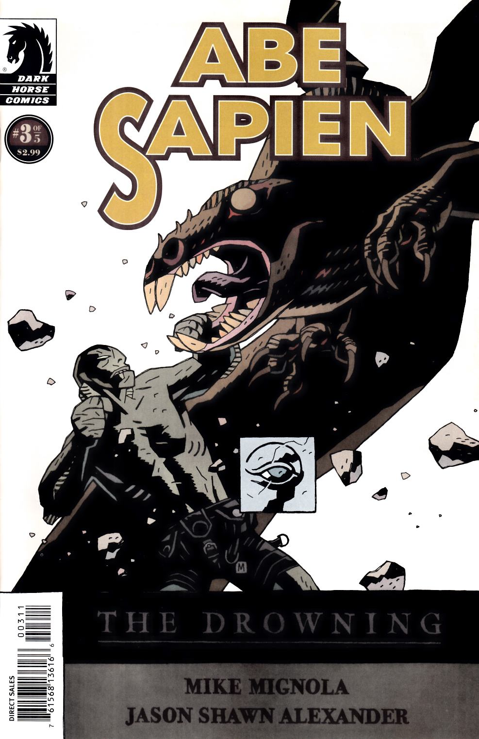 Abe Sapien The Drowning #3 Near Mint (9.4) [Dark Horse Comic] THUMBNAIL