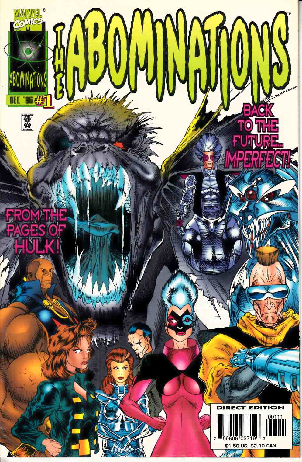 Abominations #1 Very Fine (8.0) [Marvel Comic] THUMBNAIL