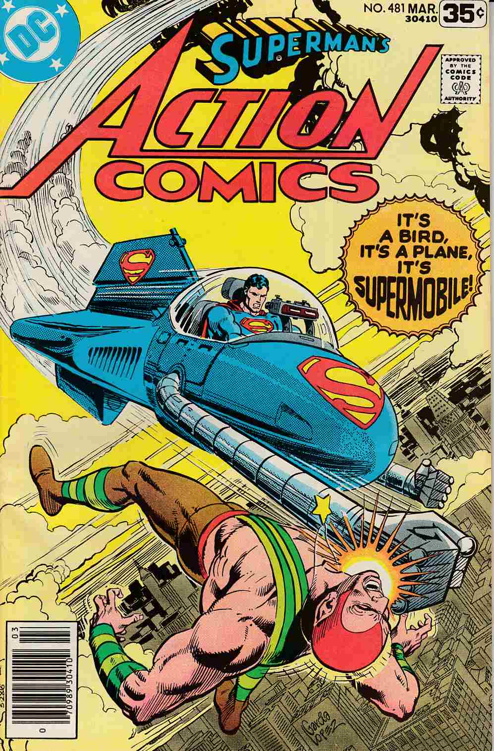 Action Comics #481 DC Survey Variant Fine/Very Fine (7.0) [DC Comic] THUMBNAIL