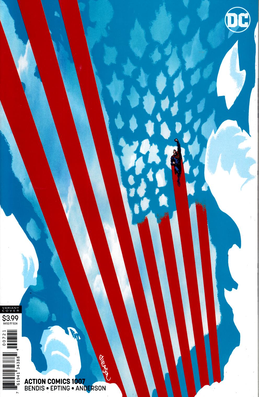 Action Comics #1007 Gleason Variant Cover Near Mint (9.4) [DC Comic] THUMBNAIL