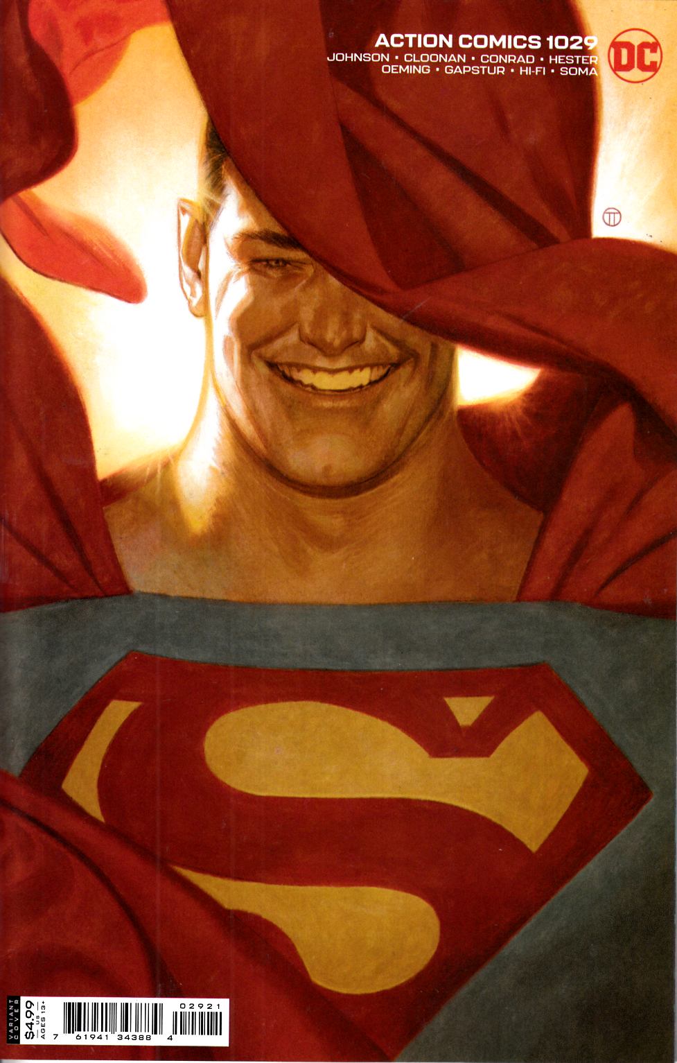 Action Comics #1029 Tedesco Variant Cover Near Mint (9.4) [DC Comic] LARGE